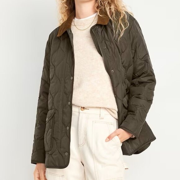 OLD NAVY QUILTED BARN JACKET - Picture 8 of 14